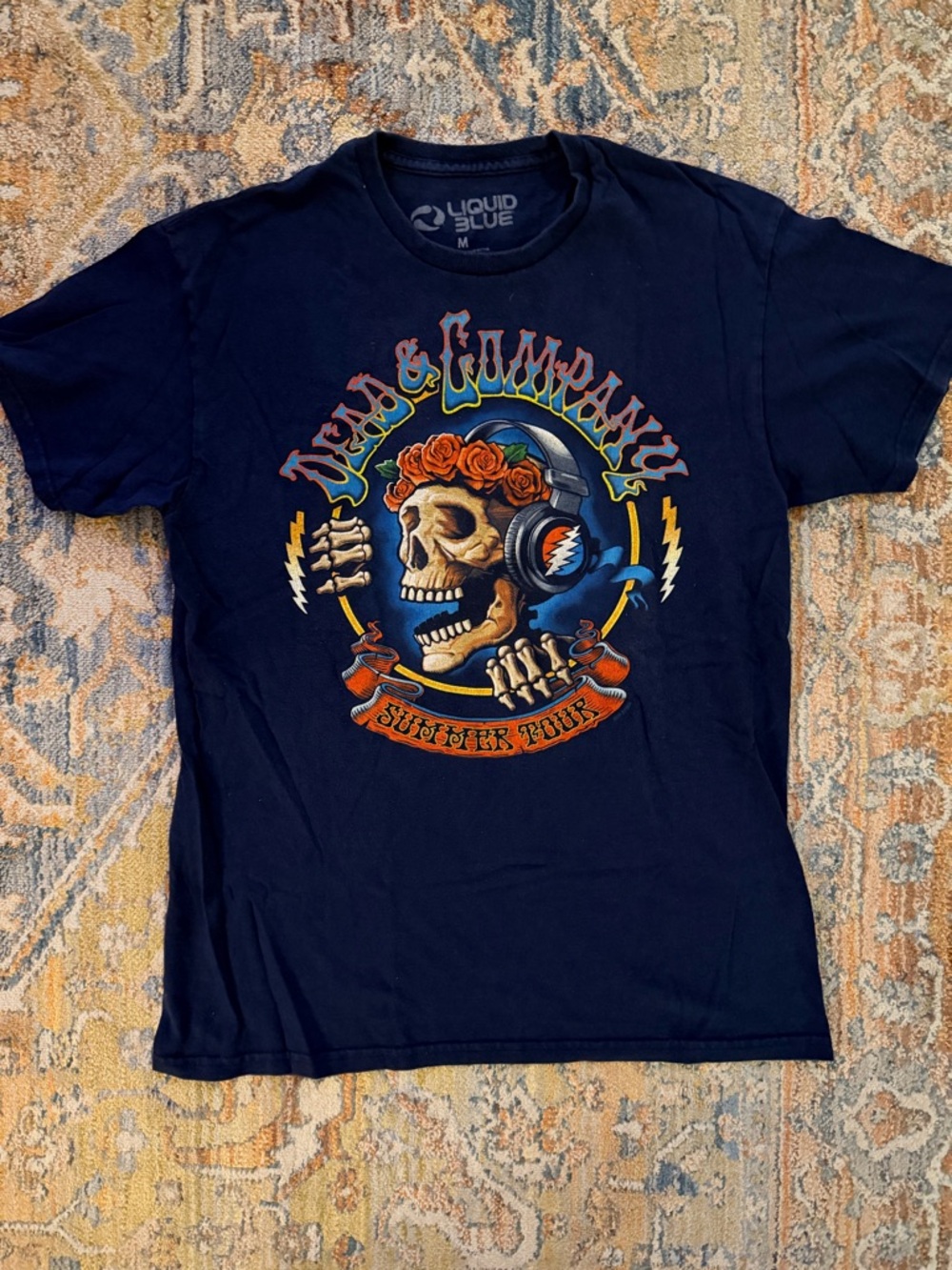 DEAD & COMPANY SUMMER TOUR 2016 Navy Blue Tee